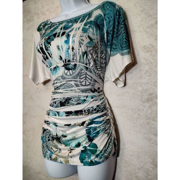 IZ Buyer silky stretchy blouse size large - Picture 1 of 5